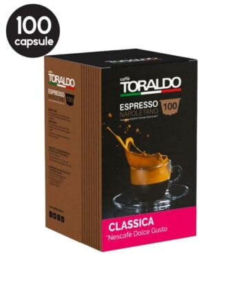 100 Capsule Caffe Toraldo Miscela Classica - Compatibile Dolce Gusto