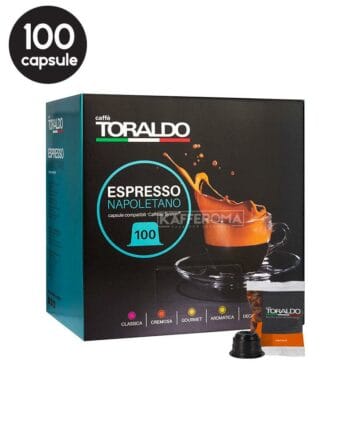 100 Capsule Caffe Toraldo Miscela Cremosa - Compatibile Cafissimo / Caffitaly / BeanZ 100 Capsule Caffe Toraldo Miscela Cremosa - Compatibile Cafissimo / Caffitaly / BeanZ