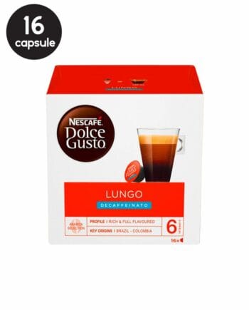 16 Capsule Nescafe Dolce Gusto Lungo Decaffeinato