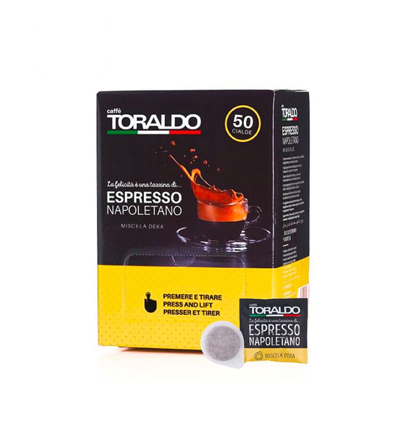 50 Paduri Caffe Toraldo Miscela Deka - Compatibile ESE44 50 Paduri Caffe Toraldo Miscela Deka - Compatibile ESE44