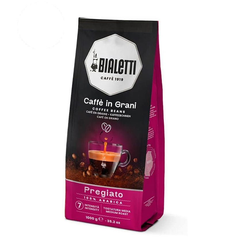 Cafea Boabe Bialetti Caffe in Grani Pregiato 1000 gr. Cafea Boabe Bialetti Caffe in Grani Pregiato 1000 gr.