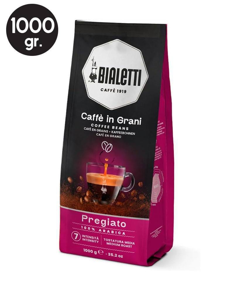 Cafea Boabe Bialetti Caffe in Grani Pregiato 1000 gr. Cafea Boabe Bialetti Caffe in Grani Pregiato 1000 gr.