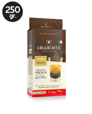 Cafea Macinata Lollo Caffe Crema Classico 250gr Cafea Macinata Lollo Caffe Crema Classico 250gr
