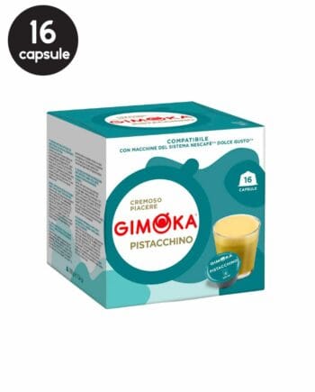 16 Capsule Gimoka Pistacchino – Compatibile Dolce Gusto