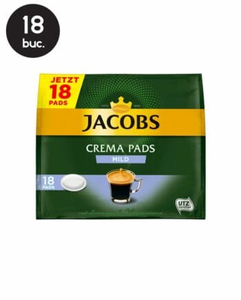 18 Paduri Jacobs Crema Pads Mild - Compatibile Senseo