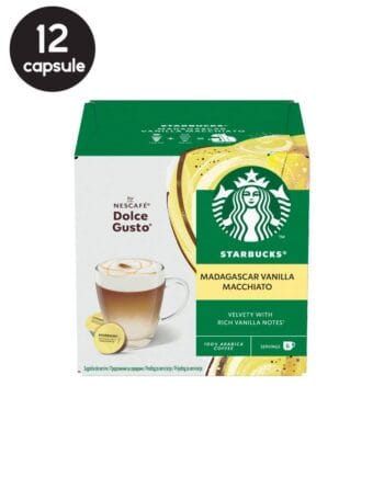 12 (6+6) Capsule Starbucks Macchiato Madagascar Vanilla - Compatibile Dolce Gusto 12 (6+6) Capsule Starbucks Macchiato Madagascar Vanilla - Compatibile Dolce Gusto