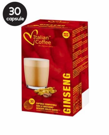 30 Capsule Italian Coffee Ginseng - Compatibile Dolce Gusto 30 Capsule Italian Coffee Ginseng - Compatibile Dolce Gusto