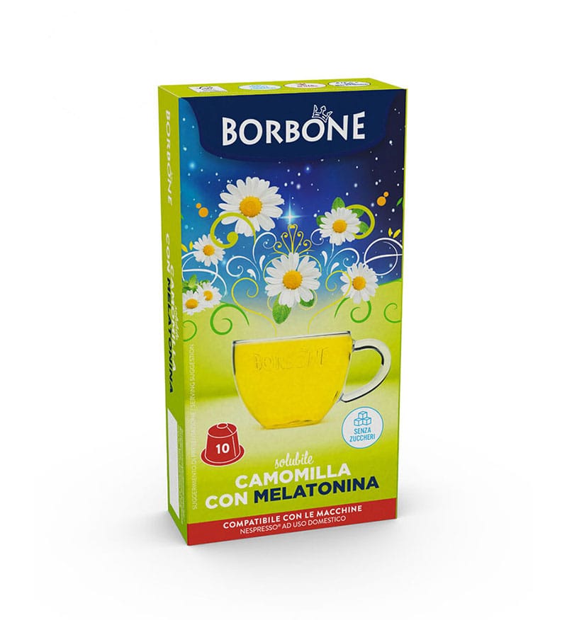 10 Capsule Borbone Ceai Musetel cu Melatonina – Compatibile Nespresso 10 Capsule Borbone Ceai Musetel cu Melatonina – Compatibile Nespresso
