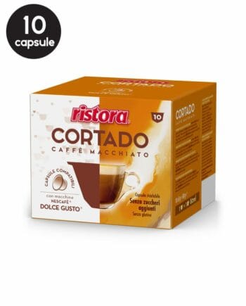 10 Capsule Ristora Cortado - Compatibile Dolce Gusto