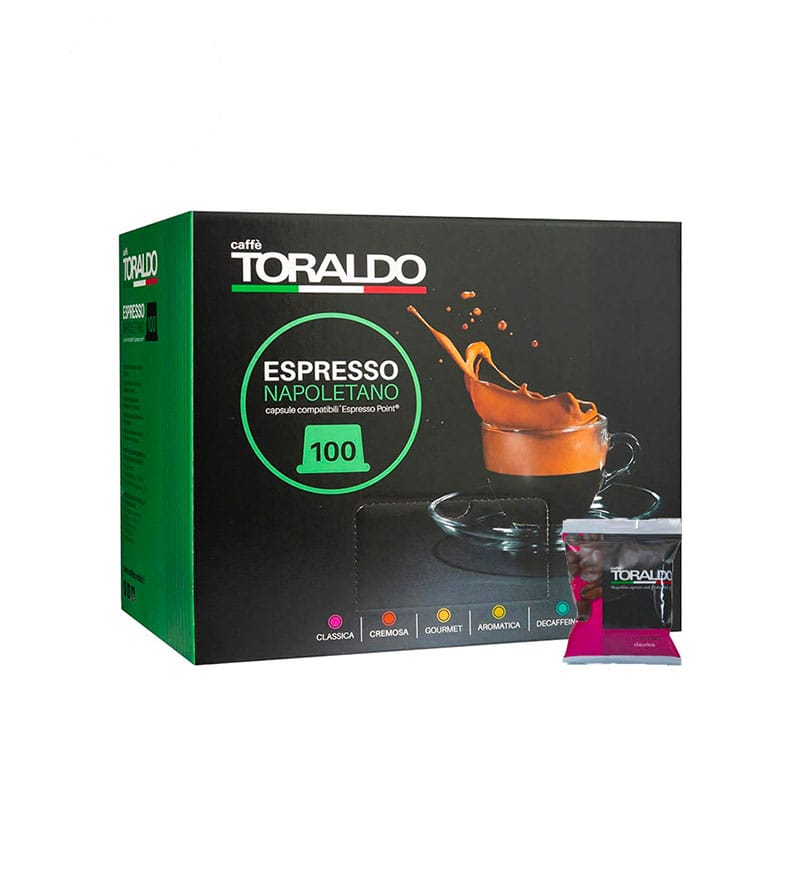 100 Capsule Caffe Toraldo Miscela Classica – Compatibile Espresso Point 100 Capsule Caffe Toraldo Miscela Classica – Compatibile Espresso Point