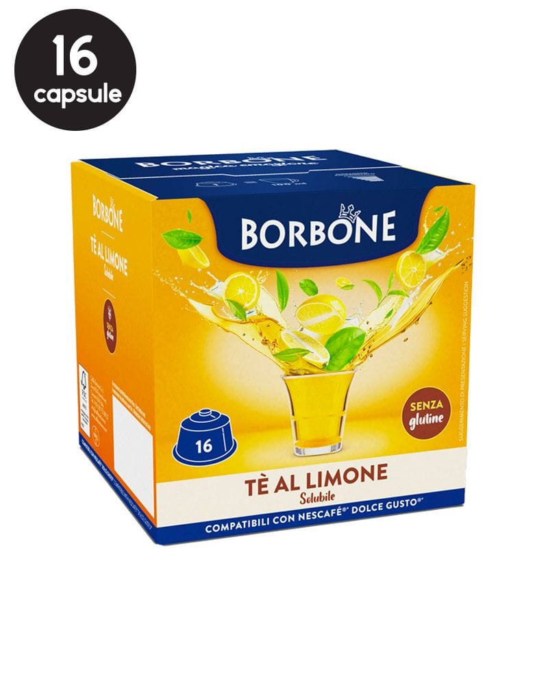 16 Capsule Borbone Ceai Lamaie - Compatibile Dolce Gusto 16 Capsule Borbone Ceai Lamaie - Compatibile Dolce Gusto