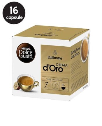 16 Capsule Dallmayr Crema D'Oro - Compatibile Dolce Gusto 16 Capsule Dallmayr Crema D'Oro - Compatibile Dolce Gusto