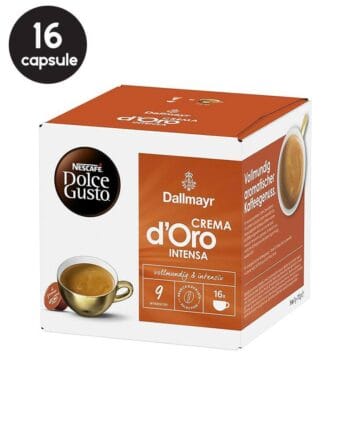16 Capsule Dallmayr Crema D'Oro Intensa - Compatibile Dolce Gusto 16 Capsule Dallmayr Crema D'Oro Intensa - Compatibile Dolce Gusto