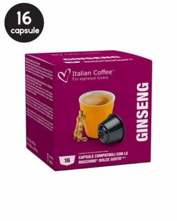 16 Capsule Italian Coffee Ginseng - Compatibile Dolce Gusto 16 Capsule Italian Coffee Ginseng - Compatibile Dolce Gusto