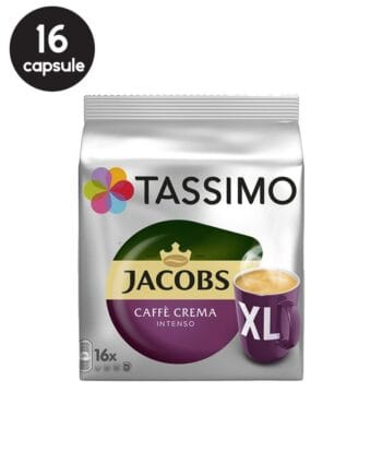 16 Capsule Tassimo Jacobs Cafe Crema Intenso XL 16 Capsule Tassimo Jacobs Cafe Crema Intenso XL