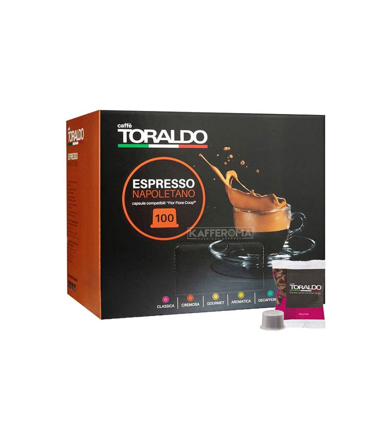 100 Capsule Caffe Toraldo Miscela Classica - Compatibile Fior Fiore Coop / Aroma Vero / Martello / Mitaca 100 Capsule Caffe Toraldo Miscela Classica - Compatibile Fior Fiore Coop / Aroma Vero / Martello / Mitaca