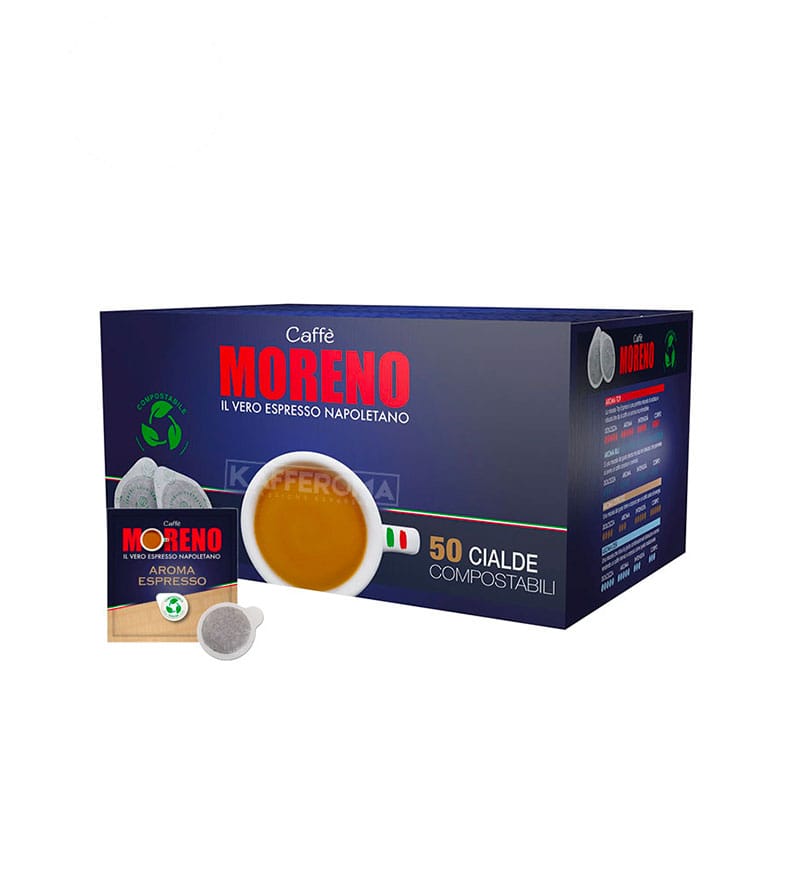 50 Paduri Caffe Moreno Aroma Espresso - Compatibile ESE44 50 Paduri Caffe Moreno Aroma Espresso - Compatibile ESE44