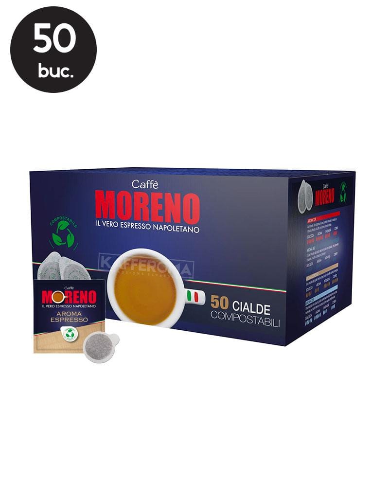 50 Paduri Caffe Moreno Aroma Espresso - Compatibile ESE44 50 Paduri Caffe Moreno Aroma Espresso - Compatibile ESE44