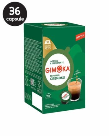 36 Capsule Gimoka Cremoso – Compatibile A Modo Mio
