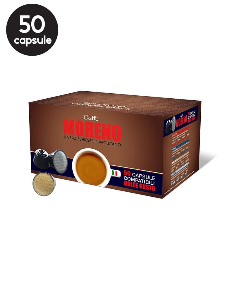 50 Capsule Caffe Moreno Aroma Espresso - Compatibile Dolce Gusto 50 Capsule Caffe Moreno Aroma Espresso - Compatibile Dolce Gusto