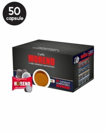 50 Capsule Caffe Moreno Aroma Top - Compatibile Nespresso 50 Capsule Caffe Moreno Aroma Top - Compatibile Nespresso