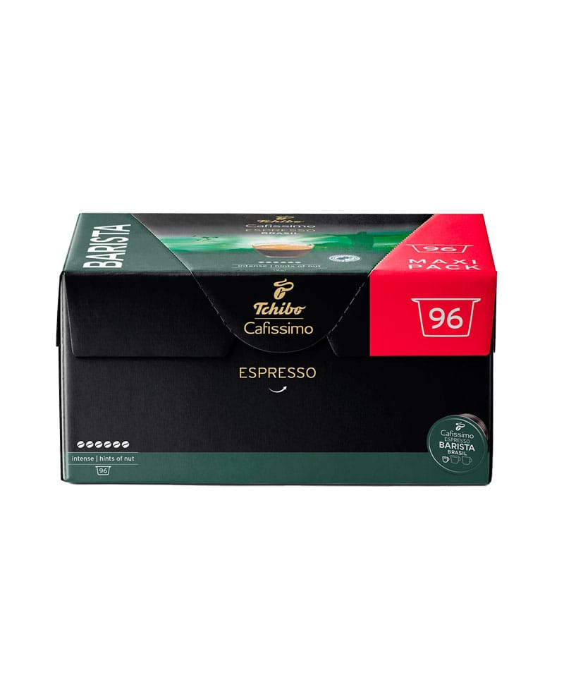 96 Capsule Maxi Pack Tchibo Cafissimo Barista Espresso Brasil 96 Capsule Maxi Pack Tchibo Cafissimo Barista Espresso Brasil