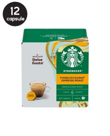 12 Capsule Starbucks Blonde Espresso Roast – Compatibile Dolce Gusto 12 Capsule Starbucks Blonde Espresso Roast – Compatibile Dolce Gusto