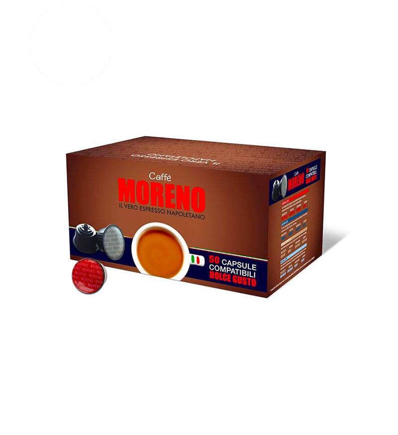 50 Capsule Caffe Moreno Aroma Top - Compatibile Dolce Gusto 50 Capsule Caffe Moreno Aroma Top - Compatibile Dolce Gusto
