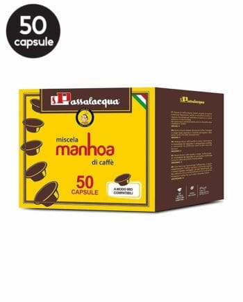 50 Capsule Passalacqua Miscela Manhoa - Compatibile A Modo Mio 50 Capsule Passalacqua Miscela Manhoa - Compatibile A Modo Mio