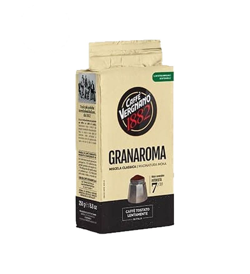 Cafea Macinata Caffe Vergnano Granaroma 250gr Cafea Macinata Caffe Vergnano Granaroma 250gr