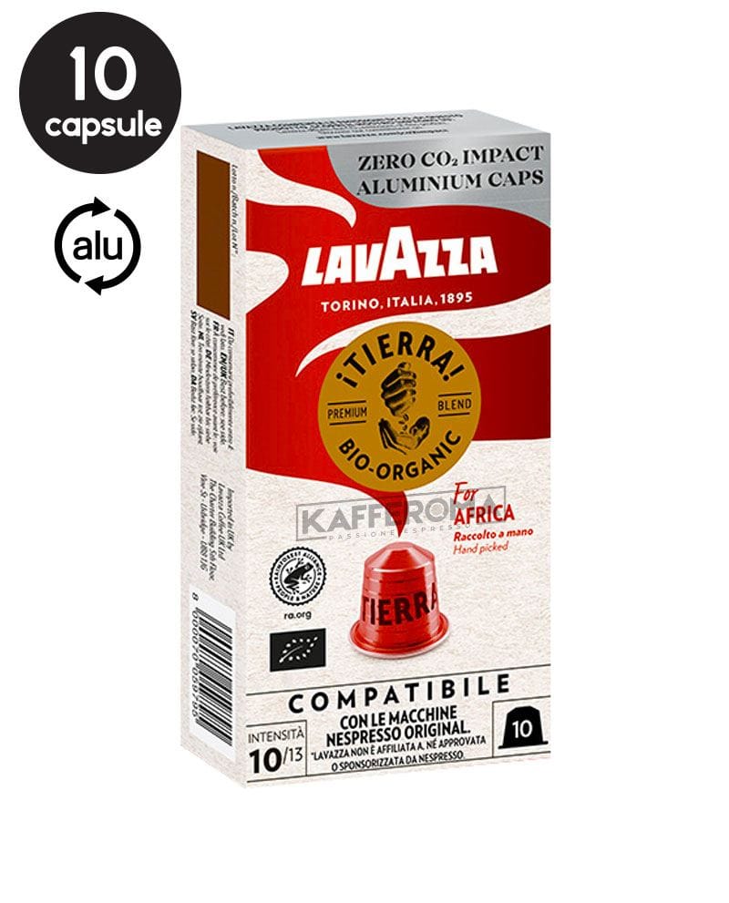 10 Capsule Aluminiu Lavazza Tierra Bio Organic for Africa – Compatibile Nespresso 10 Capsule Aluminiu Lavazza Tierra Bio Organic for Africa – Compatibile Nespresso