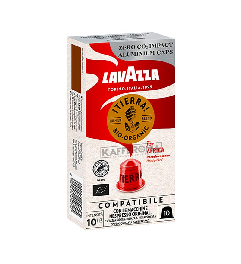 10 Capsule Aluminiu Lavazza Tierra Bio Organic for Africa – Compatibile Nespresso 10 Capsule Aluminiu Lavazza Tierra Bio Organic for Africa – Compatibile Nespresso