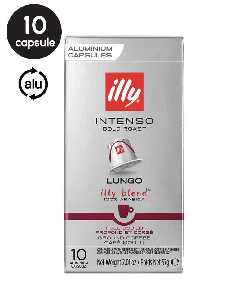 10 Capsule Illy Espresso Intenso Lungo - Compatibile Nespresso 10 Capsule Illy Espresso Intenso Lungo - Compatibile Nespresso