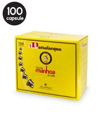 100 Capsule Passalacqua Miscela Manhoa - Compatibile Nespresso 100 Capsule Passalacqua Miscela Manhoa - Compatibile Nespresso
