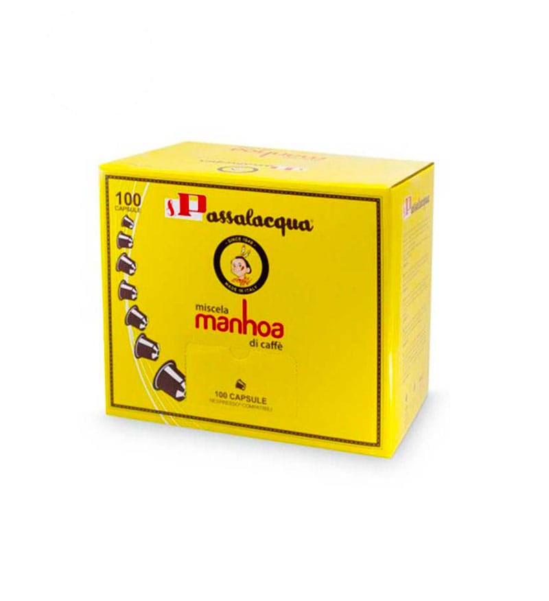 100 Capsule Passalacqua Miscela Manhoa - Compatibile Nespresso 100 Capsule Passalacqua Miscela Manhoa - Compatibile Nespresso