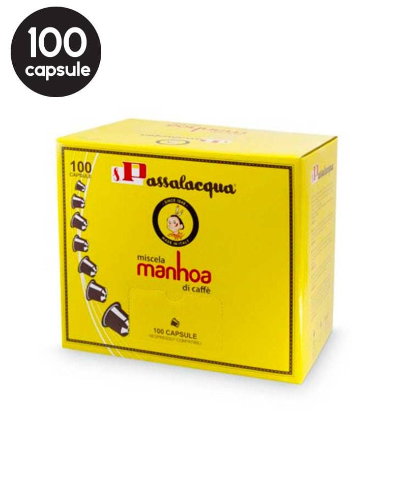 100 Capsule Passalacqua Miscela Manhoa - Compatibile Nespresso 100 Capsule Passalacqua Miscela Manhoa - Compatibile Nespresso