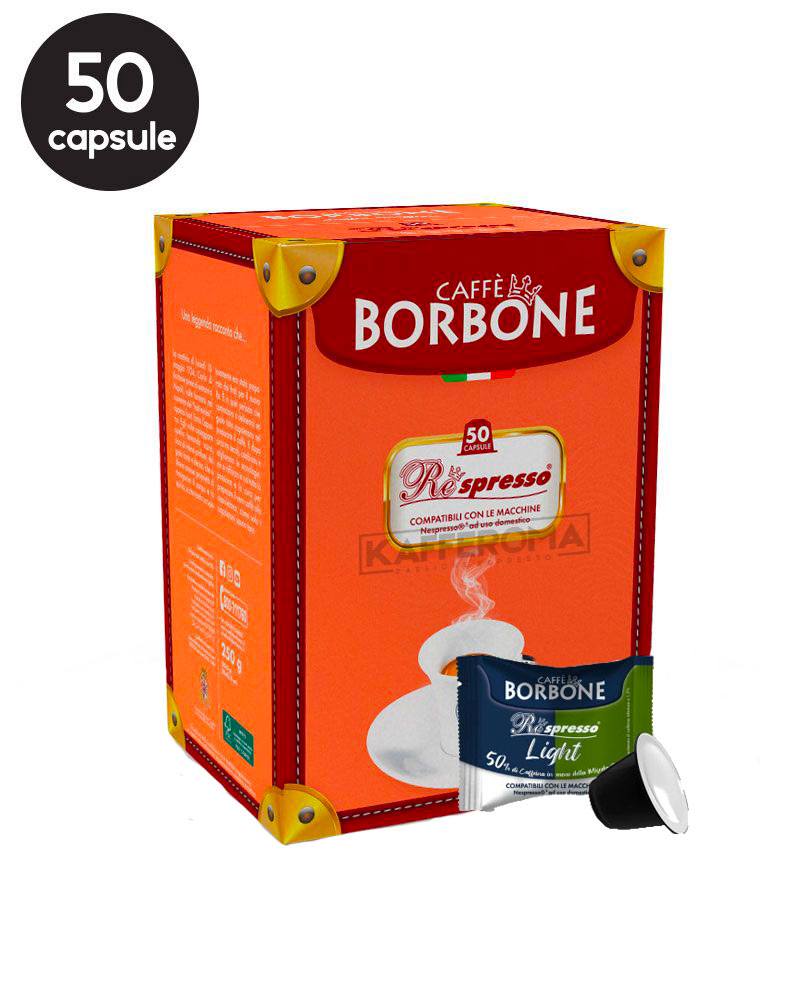 50 Capsule Borbone Respresso Miscela Light - Compatibile Nespresso 50 Capsule Borbone Respresso Miscela Light - Compatibile Nespresso