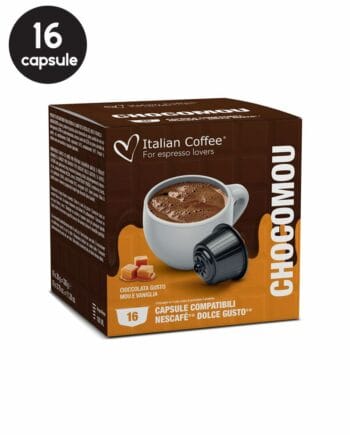 16 Capsule Italian Coffee Chocomou - Compatibile Dolce Gusto 16 Capsule Italian Coffee Chocomou - Compatibile Dolce Gusto