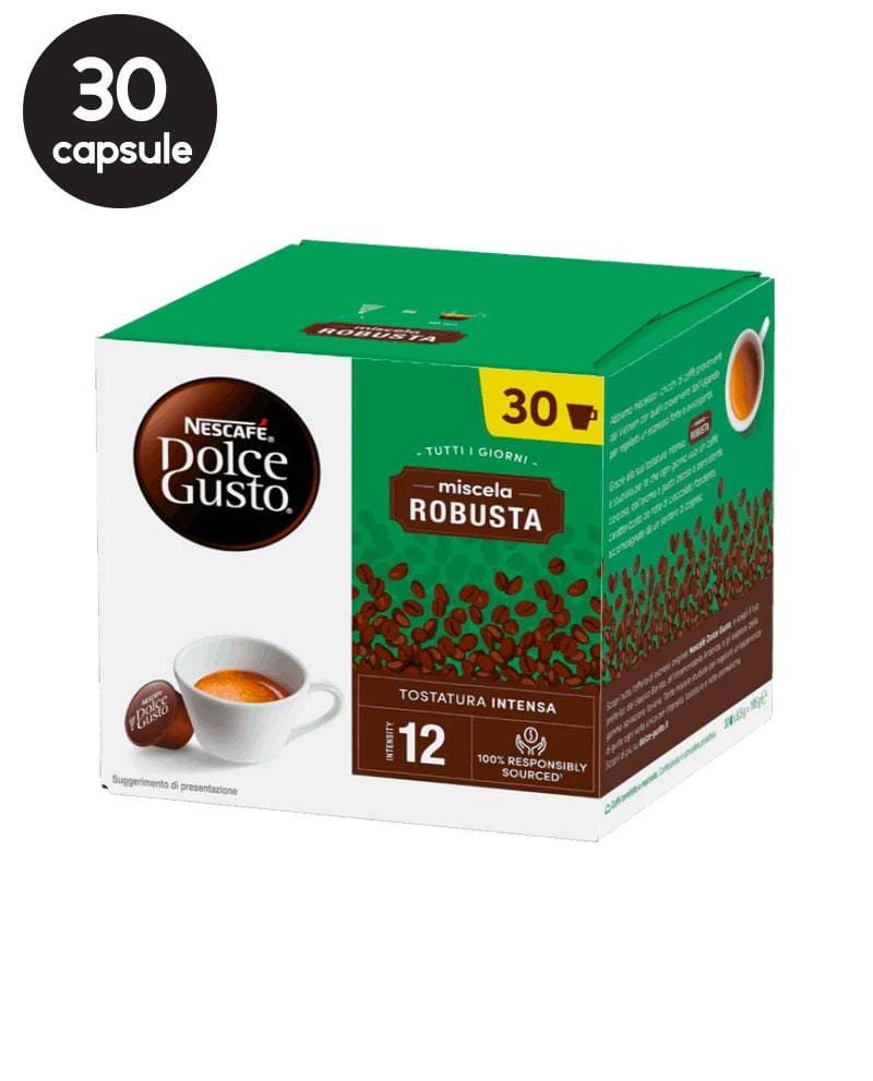 30 Capsule Nescafe Dolce Gusto Miscela Robusta 30 Capsule Nescafe Dolce Gusto Miscela Robusta