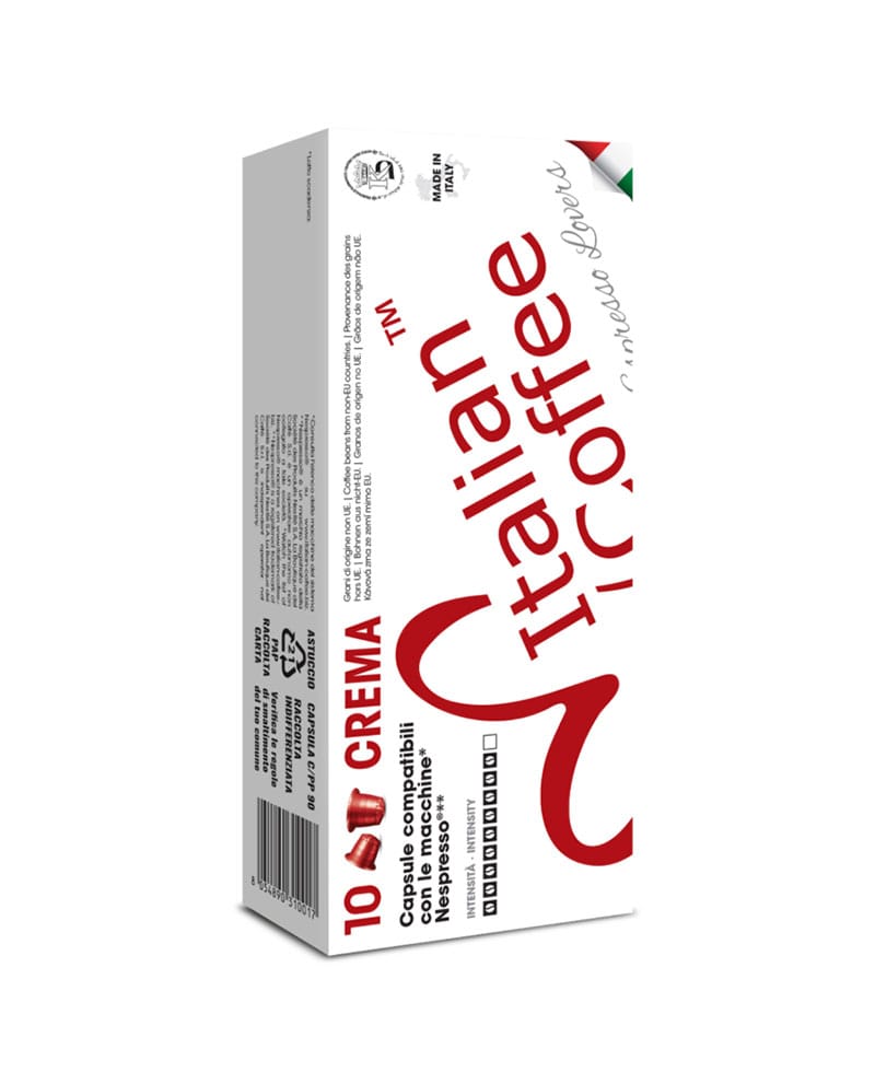 10 Capsule Italian Coffee Espresso Crema – Compatibile Nespresso 10 Capsule Italian Coffee Espresso Crema – Compatibile Nespresso