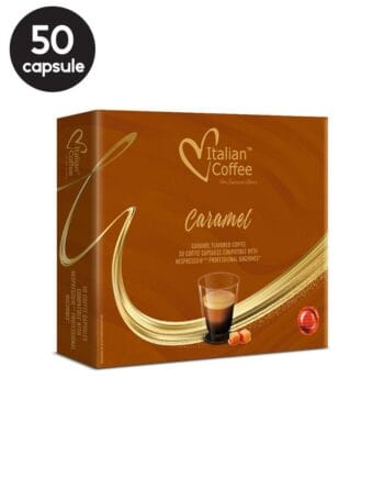 50 Capsule Italian Coffee Caramel - Compatibile Nespresso Professional