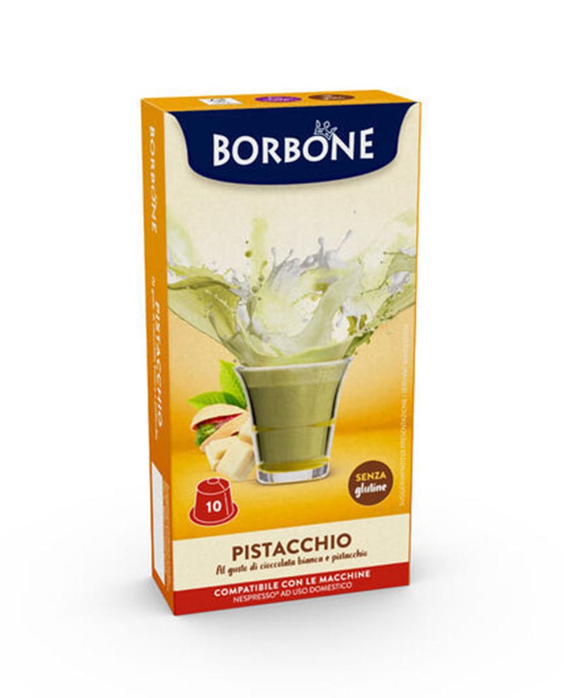 10 Capsule Borbone Pistacchio – Compatibile Nespresso 10 Capsule Borbone Pistacchio – Compatibile Nespresso