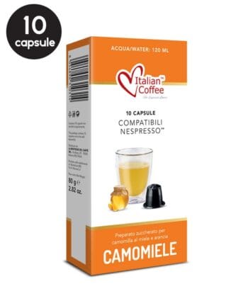 10 Capsule Italian Coffee Ceai de Musetel si Miere– Compatibile Nespresso