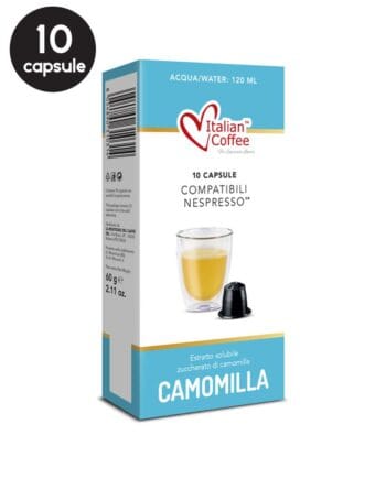 10 Capsule Italian Coffee Ceai de Musetel – Compatibile Nespresso