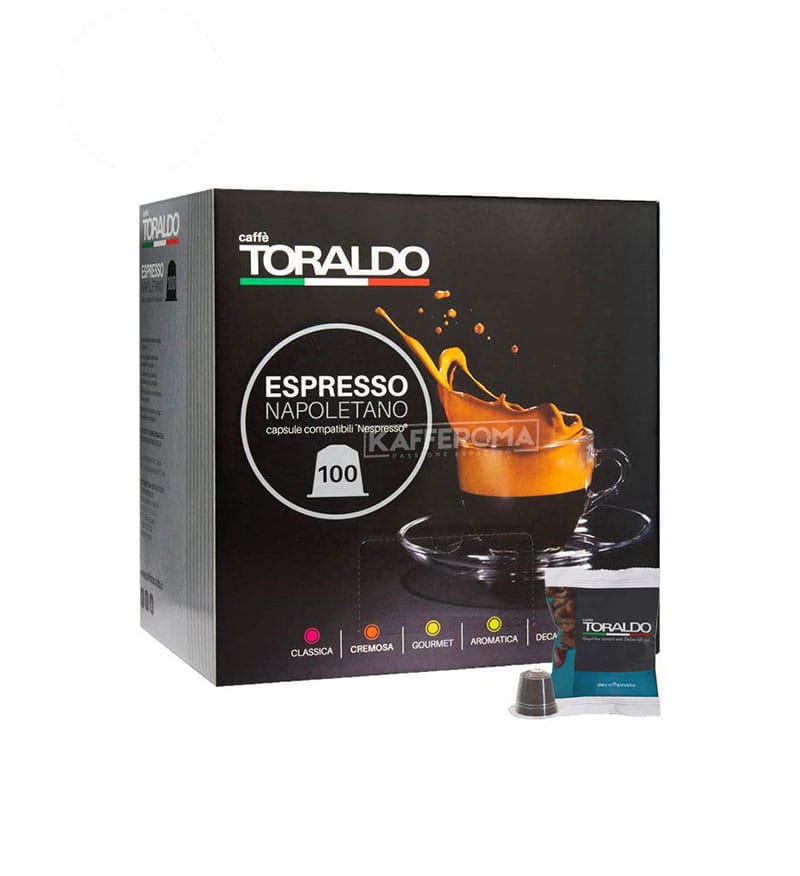 100 Capsule Caffe Toraldo Decaffeinato - Compatibile Nespresso 100 Capsule Caffe Toraldo Decaffeinato - Compatibile Nespresso