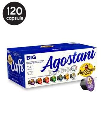 120 Capsule Agostani Caffe Espresso Sublime - Compatibile Dolce Gusto