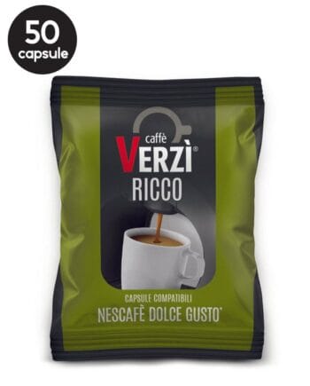 50 Capsule Verzi Aroma Ricco - Compatibile Dolce Gusto
