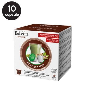 10 Capsule DolceVita Fistic - Compatibile Nespresso 10 Capsule DolceVita Fistic - Compatibile Nespresso