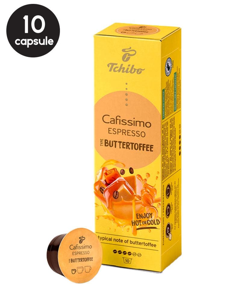 10 Capsule Tchibo Cafissimo Espresso Buttertoffee 10 Capsule Tchibo Cafissimo Espresso Buttertoffee