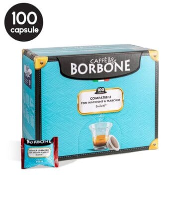 100 Capsule Borbone Espresso Miscela Rossa - Compatibile Bialetti 100 Capsule Borbone Espresso Miscela Rossa - Compatibile Bialetti